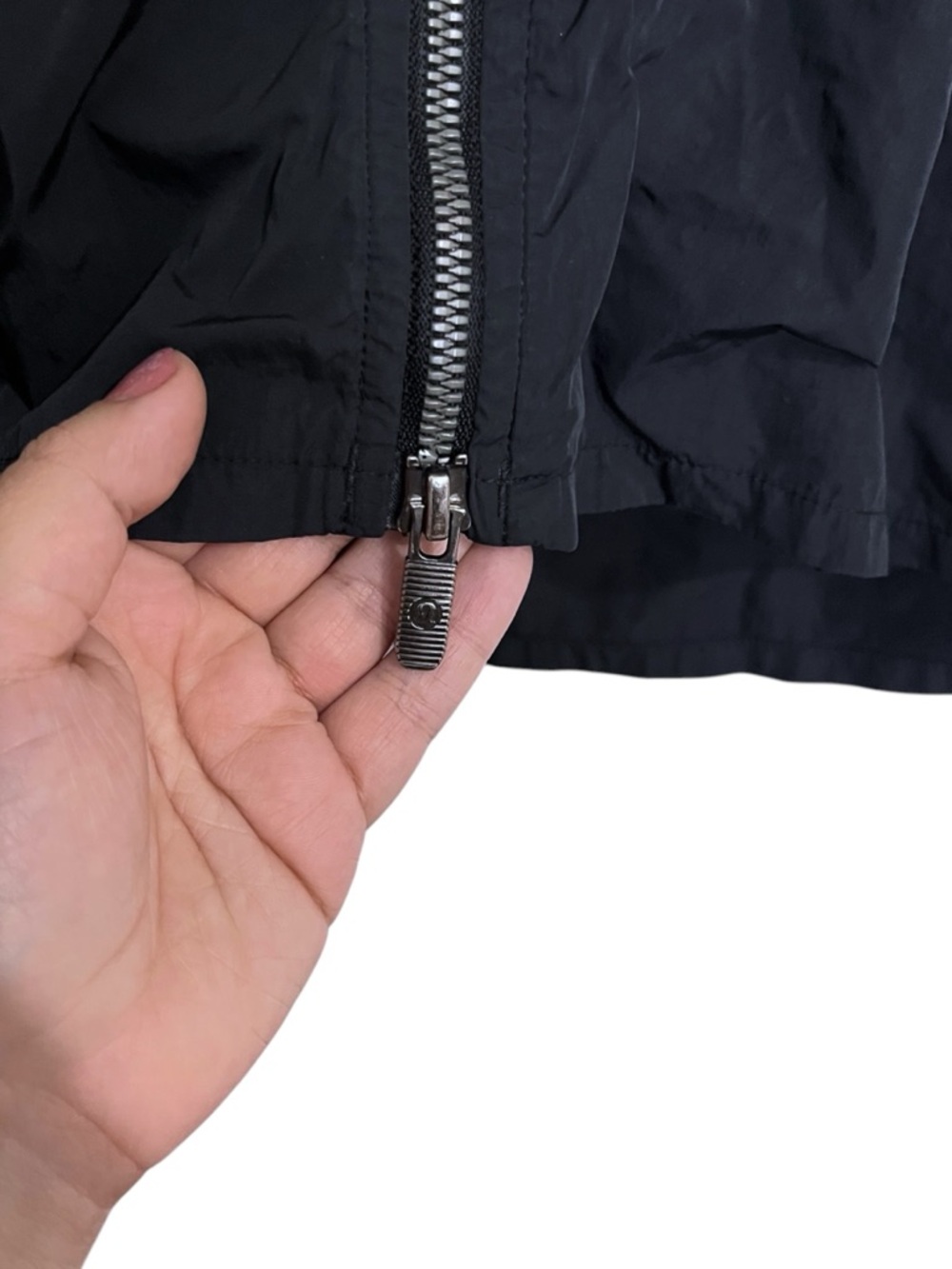 Lululemon Lululemon Pack & Glyde Jacket Solid Black Packable Full Zip size 8 - Picture 10 of 15
